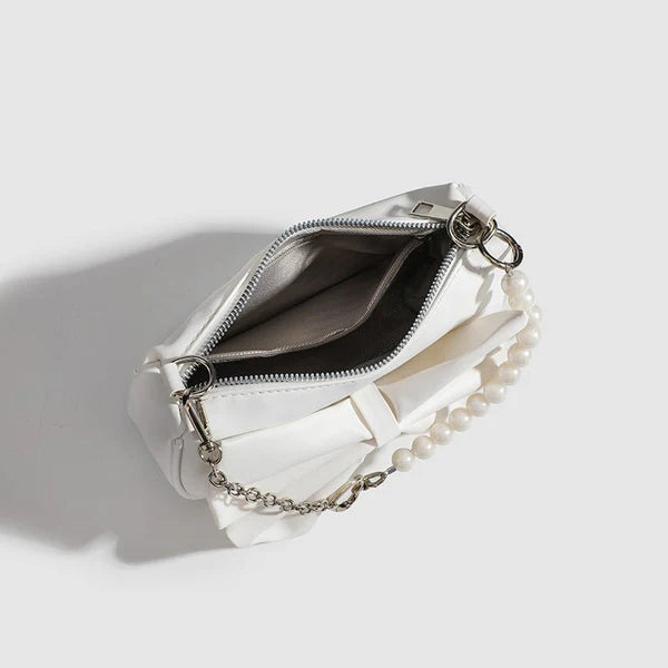 Tote Bags Fashion Simple Pearl Chain Shoulder Bag Small Purse